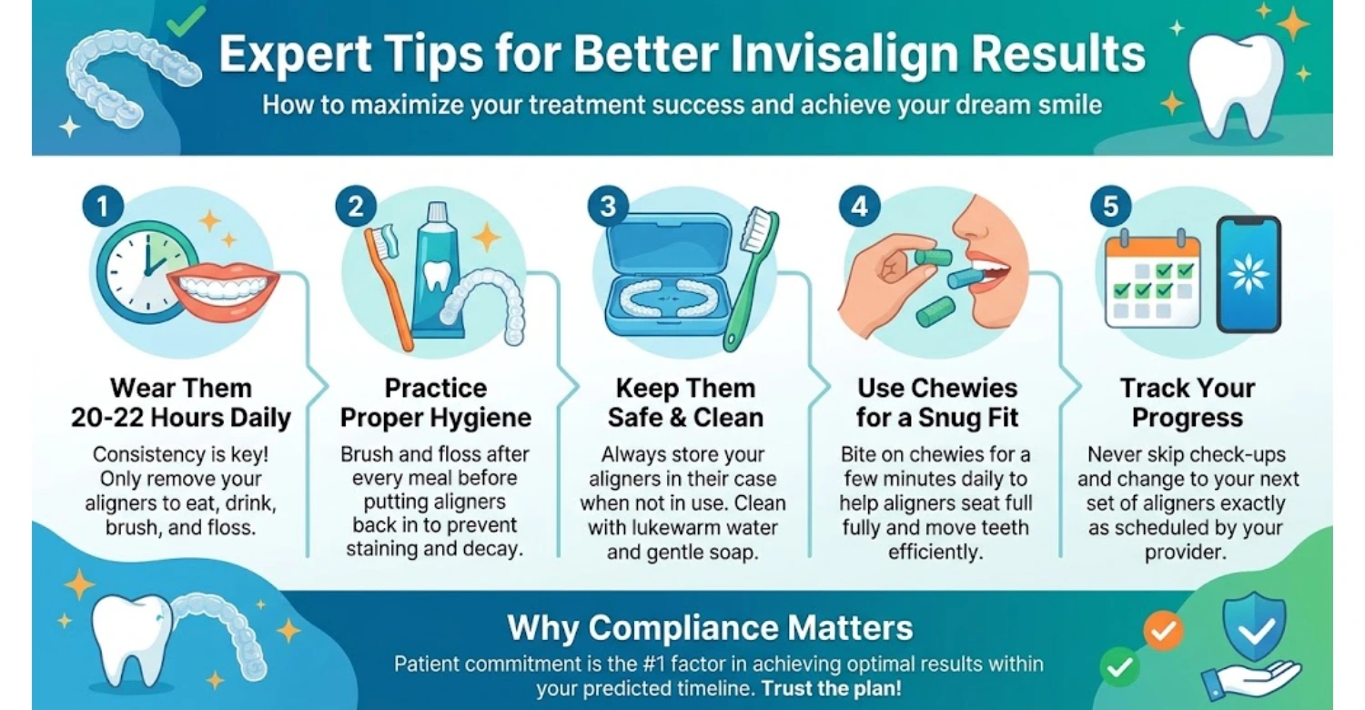 Can Invisalign Fix Gaps infographic
